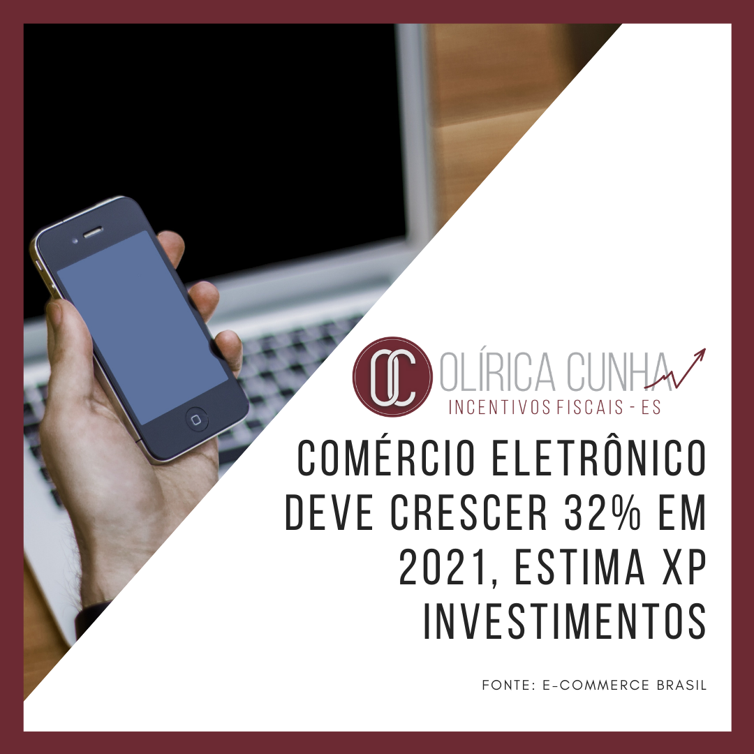 Comércio eletrônico deve crescer 32% em 2021, estima XP Investimentos