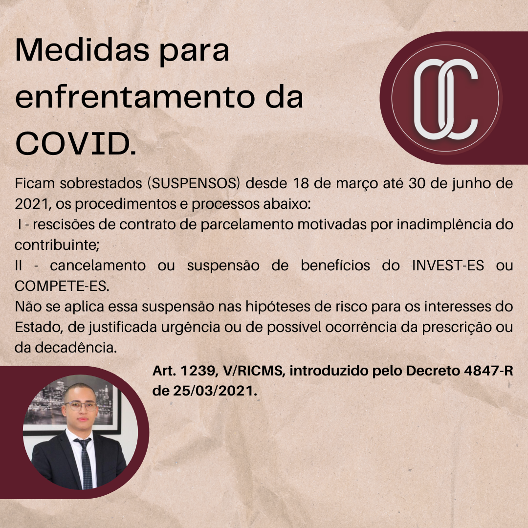 Medidas para enfrentamento da COVID. (1)