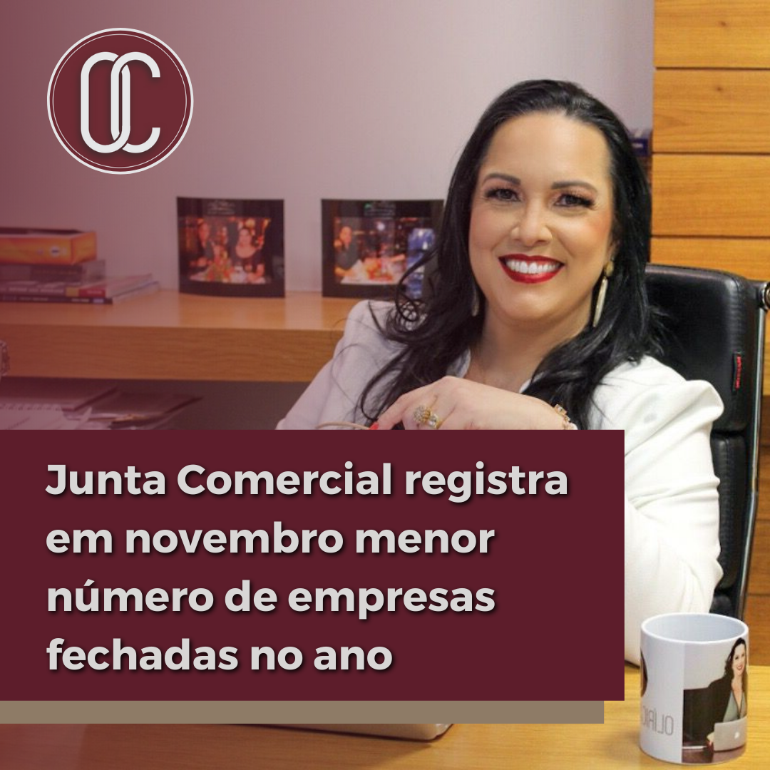 Junta Comercial registra em novembro menor número de empresas fechadas no ano