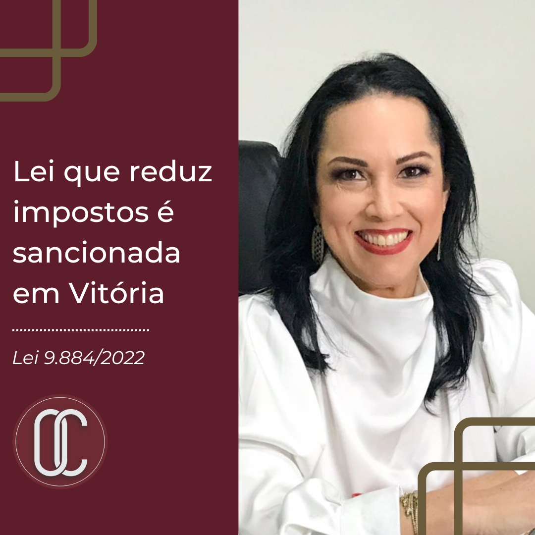 Lei que reduz impostos é sancionada em Vitória