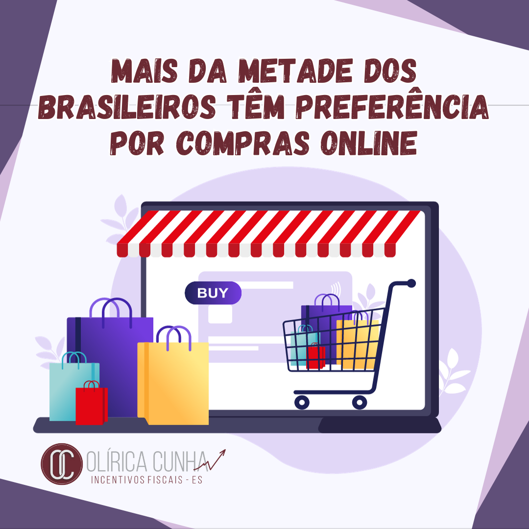 Cópia de Cópia de Mais da metade dos brasileiros têm preferência por compras online